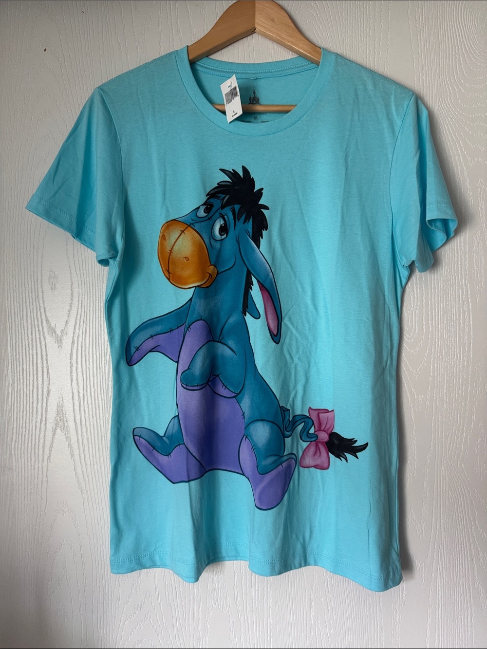 Disney Light Blue Eeyore Short Sleeve Tee